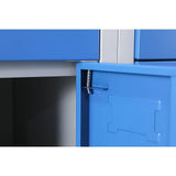 Darrahopens Furniture > Office 12-Door Locker for Office Gym Shed School Home Storage - Padlock-operated