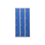 Darrahopens Furniture > Office 12-Door Locker for Office Gym Shed School Home Storage - Padlock-operated