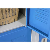 Darrahopens Furniture > Office 12-Door Locker for Office Gym Shed School Home Storage - Standard Lock with Keys