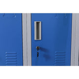 Darrahopens Furniture > Office 12-Door Locker for Office Gym Shed School Home Storage - Standard Lock with Keys