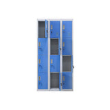 Darrahopens Furniture > Office 12-Door Locker for Office Gym Shed School Home Storage - Standard Lock with Keys
