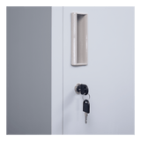 Darrahopens Furniture > Office 12-Door Locker for Office Gym Shed School Home Storage - Standard Lock with Keys