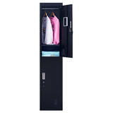 darrahopens Furniture > Office 2-Door Vertical Locker for Office Gym Shed School Home Storage