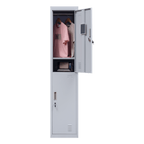 darrahopens Furniture > Office 2-Door Vertical Locker for Office Gym Shed School Home Storage