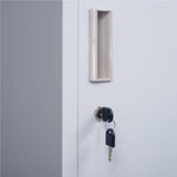 darrahopens Furniture > Office 2-Door Vertical Locker for Office Gym Shed School Home Storage