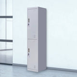 darrahopens Furniture > Office 2-Door Vertical Locker for Office Gym Shed School Home Storage