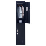 darrahopens Furniture > Office 2-Door Vertical Locker for Office Gym Shed School Home Storage