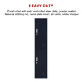 darrahopens Furniture > Office 2-Door Vertical Locker for Office Gym Shed School Home Storage