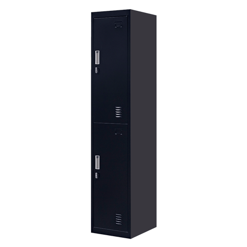 darrahopens Furniture > Office 2-Door Vertical Locker for Office Gym Shed School Home Storage