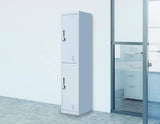 darrahopens Furniture > Office 2-Door Vertical Locker for Office Gym Shed School Home Storage