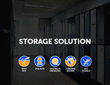 darrahopens Furniture > Office 2-Door Vertical Locker for Office Gym Shed School Home Storage