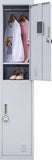 darrahopens Furniture > Office 2-Door Vertical Locker for Office Gym Shed School Home Storage