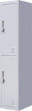 darrahopens Furniture > Office 2-Door Vertical Locker for Office Gym Shed School Home Storage