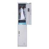 darrahopens Furniture > Office 2-Door Vertical Locker for Office Gym Shed School Home Storage
