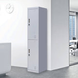 darrahopens Furniture > Office 2-Door Vertical Locker for Office Gym Shed School Home Storage