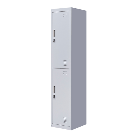 darrahopens Furniture > Office 2-Door Vertical Locker for Office Gym Shed School Home Storage