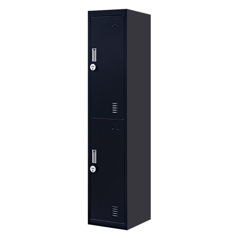 darrahopens Furniture > Office 2-Door Vertical Locker for Office Gym Shed School Home Storage
