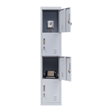 darrahopens Furniture > Office 4-Door Vertical Locker for Office Gym Shed School Home Storage
