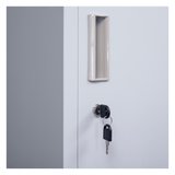 darrahopens Furniture > Office 4-Door Vertical Locker for Office Gym Shed School Home Storage
