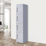 darrahopens Furniture > Office 4-Door Vertical Locker for Office Gym Shed School Home Storage