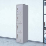 darrahopens Furniture > Office 4-Door Vertical Locker for Office Gym Shed School Home Storage