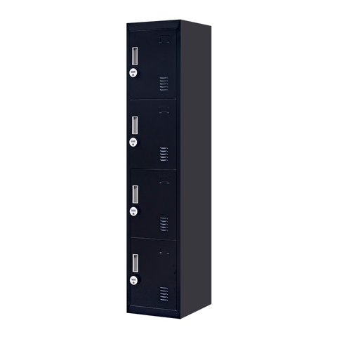darrahopens Furniture > Office 4-Door Vertical Locker for Office Gym Shed School Home Storage