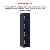darrahopens Furniture > Office 4-Door Vertical Locker for Office Gym Shed School Home Storage