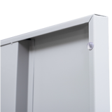 darrahopens Furniture > Office 4-Door Vertical Locker for Office Gym Shed School Home Storage