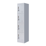 darrahopens Furniture > Office 4-Door Vertical Locker for Office Gym Shed School Home Storage