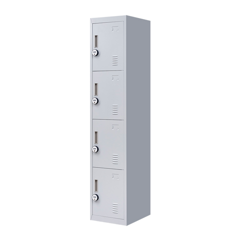 darrahopens Furniture > Office 4-Door Vertical Locker for Office Gym Shed School Home Storage