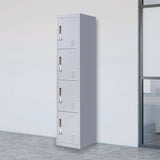 darrahopens Furniture > Office 4-Door Vertical Locker for Office Gym Shed School Home Storage