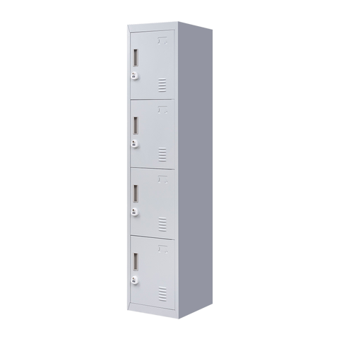 darrahopens Furniture > Office 4-Door Vertical Locker for Office Gym Shed School Home Storage
