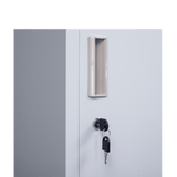 darrahopens Furniture > Office 6-Door Locker for Office Gym Shed School Home Storage