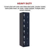 darrahopens Furniture > Office 6-Door Locker for Office Gym Shed School Home Storage