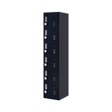 darrahopens Furniture > Office 6-Door Locker for Office Gym Shed School Home Storage