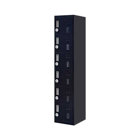 darrahopens Furniture > Office 6-Door Locker for Office Gym Shed School Home Storage