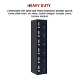 darrahopens Furniture > Office 6-Door Locker for Office Gym Shed School Home Storage