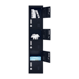 darrahopens Furniture > Office 6-Door Locker for Office Gym Shed School Home Storage