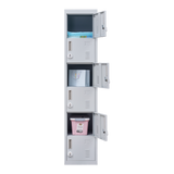darrahopens Furniture > Office 6-Door Locker for Office Gym Shed School Home Storage