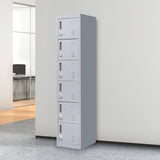 darrahopens Furniture > Office 6-Door Locker for Office Gym Shed School Home Storage
