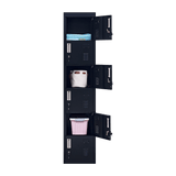 darrahopens Furniture > Office 6-Door Locker for Office Gym Shed School Home Storage