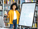 darrahopens Furniture > Office 60 x 90cm Magnetic Writing Whiteboard Dry Erase w/ Height Adjustable Tripod Stand