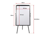 darrahopens Furniture > Office 60 x 90cm Magnetic Writing Whiteboard Dry Erase w/ Height Adjustable Tripod Stand