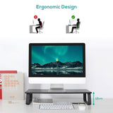 darrahopens Furniture > Office activiva Ergolife Black Monitor Stand Riser