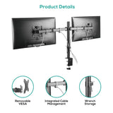 darrahopens Furniture > Office activiva ErgoLife Dual Monitor Screen Double Joint Monitor Arm