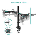darrahopens Furniture > Office activiva ErgoLife Dual Monitor Screen Double Joint Monitor Arm