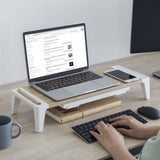 darrahopens Furniture > Office activiva Ergolife Monitor Stand Riser with Storage Drawer