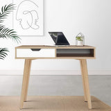 darrahopens Furniture > Office Artiss 2 Drawer Wood Computer Desk