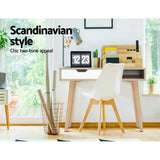 darrahopens Furniture > Office Artiss 2 Drawer Wood Computer Desk