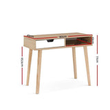 darrahopens Furniture > Office Artiss 2 Drawer Wood Computer Desk